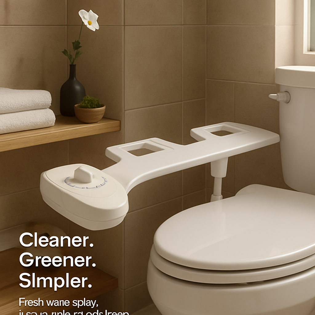 Fresh Water Spray Bidet: Non-Electric, Adjustable Pressure