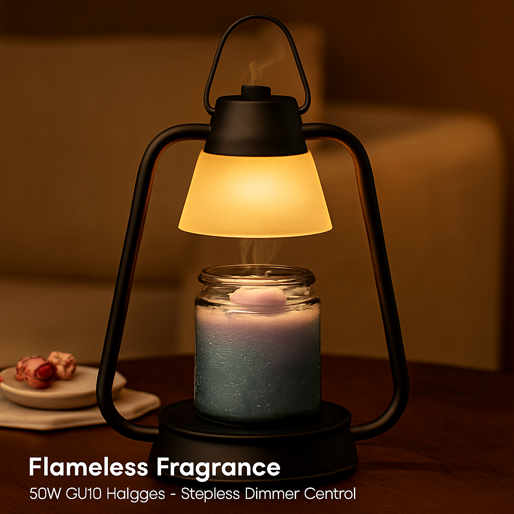 Wax Melt Warmer Lamp Dimmable with Hanging Hook