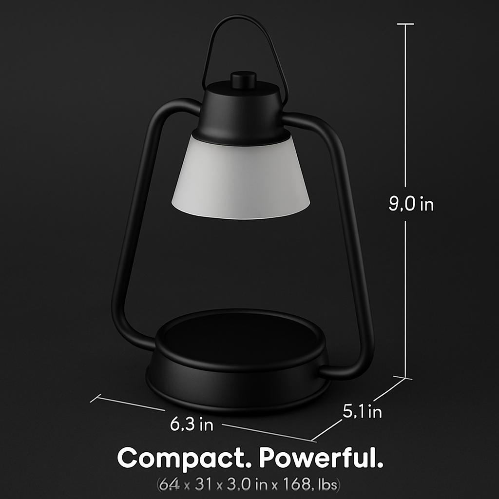 Wax Melt Warmer Lamp Dimmable with Hanging Hook