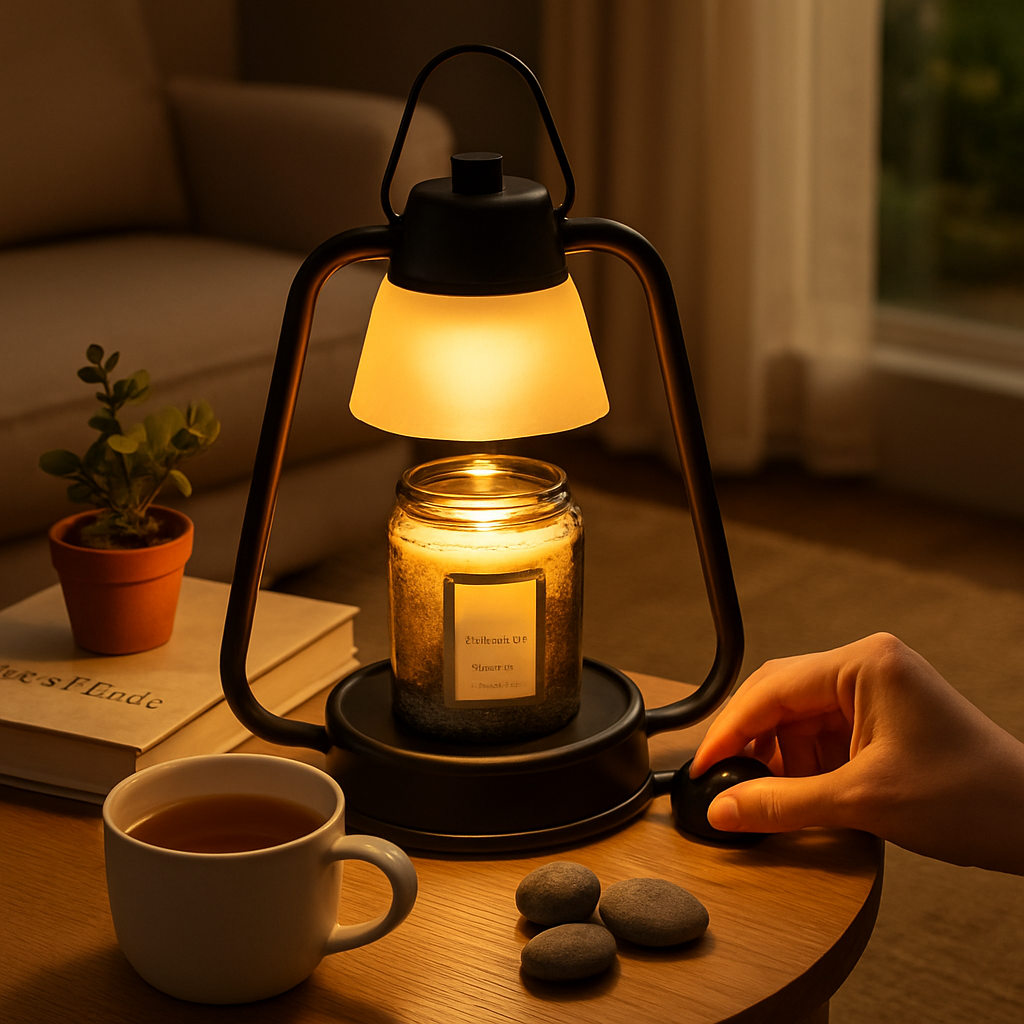 Wax Melt Warmer Lamp Dimmable with Hanging Hook