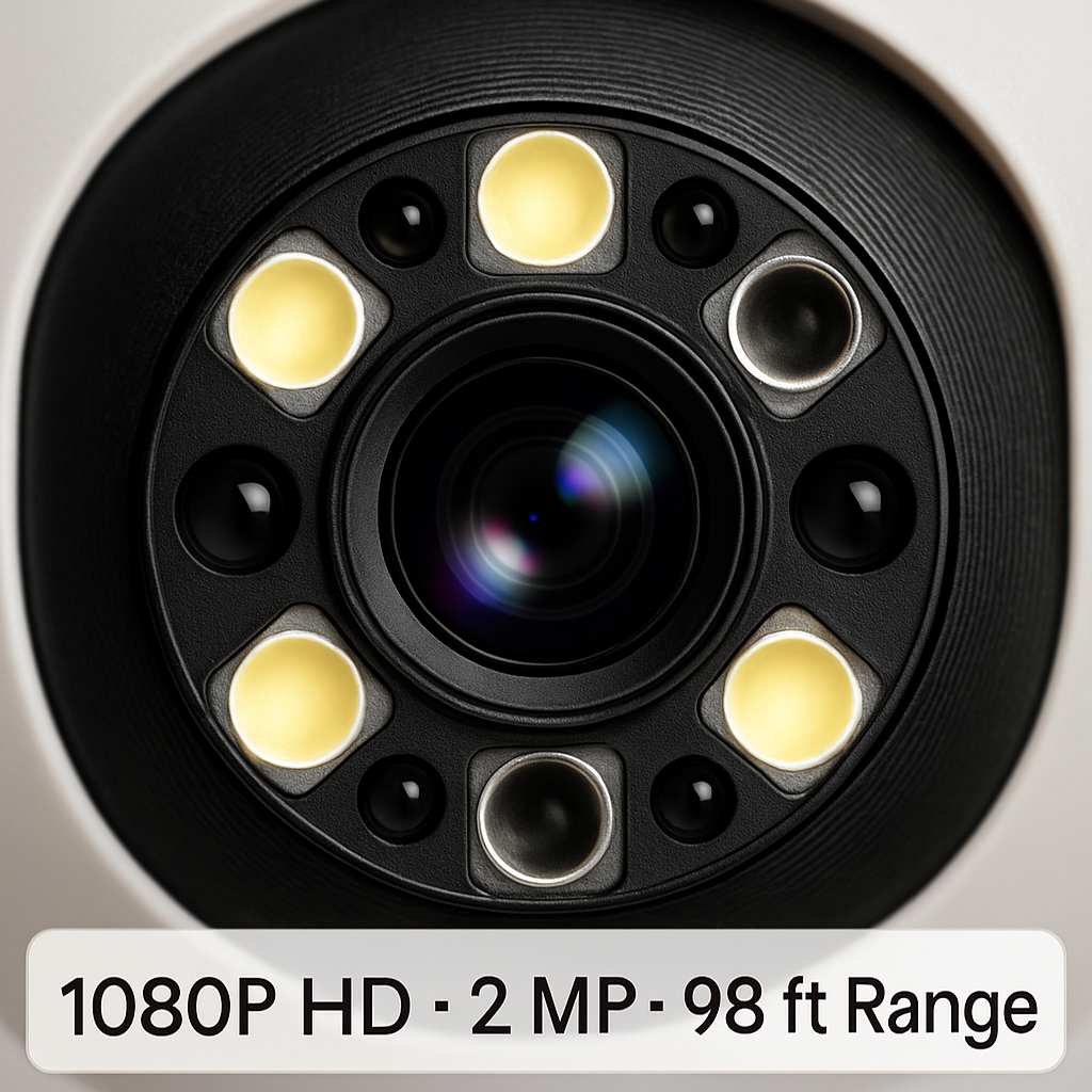WiFi Bulb Camera with Pan Tilt and Two-Way Audio