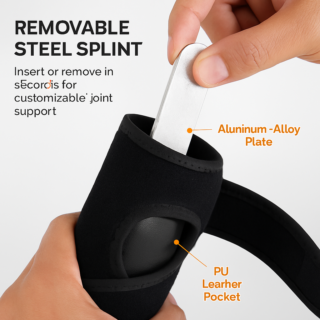 Carpal Tunnel Wrist Brace with Thumb Hole & Splint