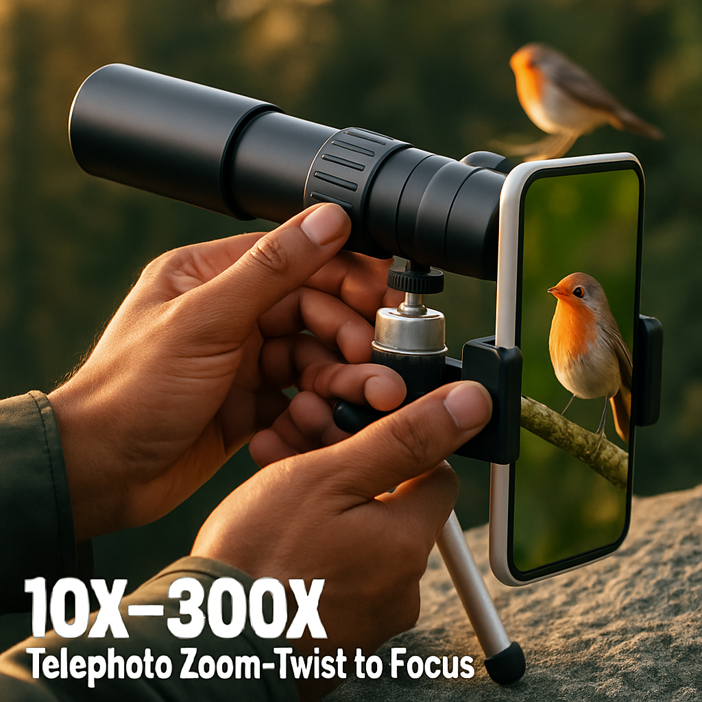 Zoom Monocular Telescope for Phone Photography
