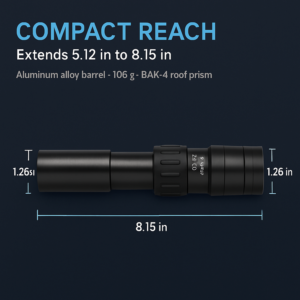 Zoom Monocular Telescope for Phone Photography