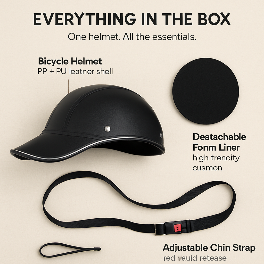 Bicycle Helmet with Sunshade and Adjustable Fit - Red