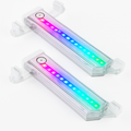2Pcs 32LEDs Patterns Cycling Lights Rainbow Wheel Tire Flash Lamp Bicycle Colorful LED Wheel Spoke Signal Light w/ 30 Patterns