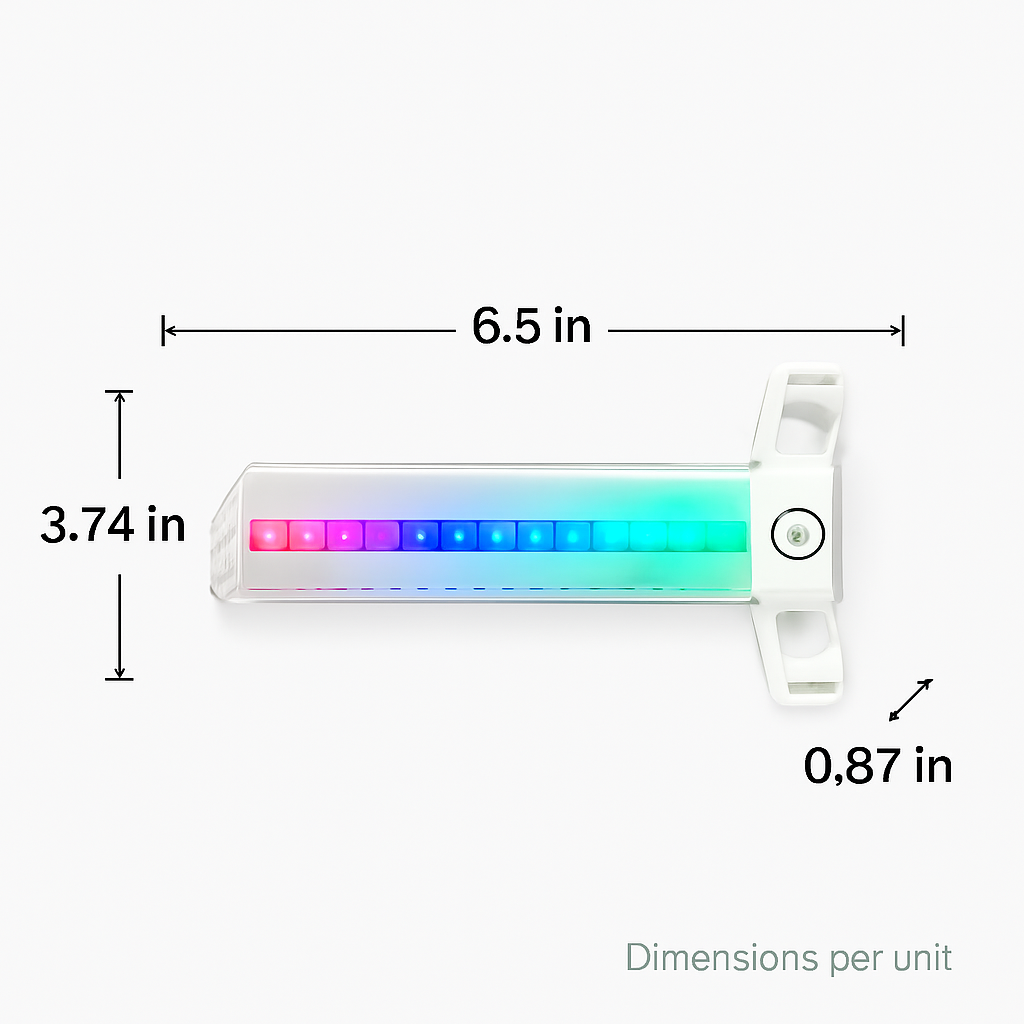 2Pcs 32LEDs Patterns Cycling Lights Rainbow Wheel Tire Flash Lamp Bicycle Colorful LED Wheel Spoke Signal Light w/ 30 Patterns