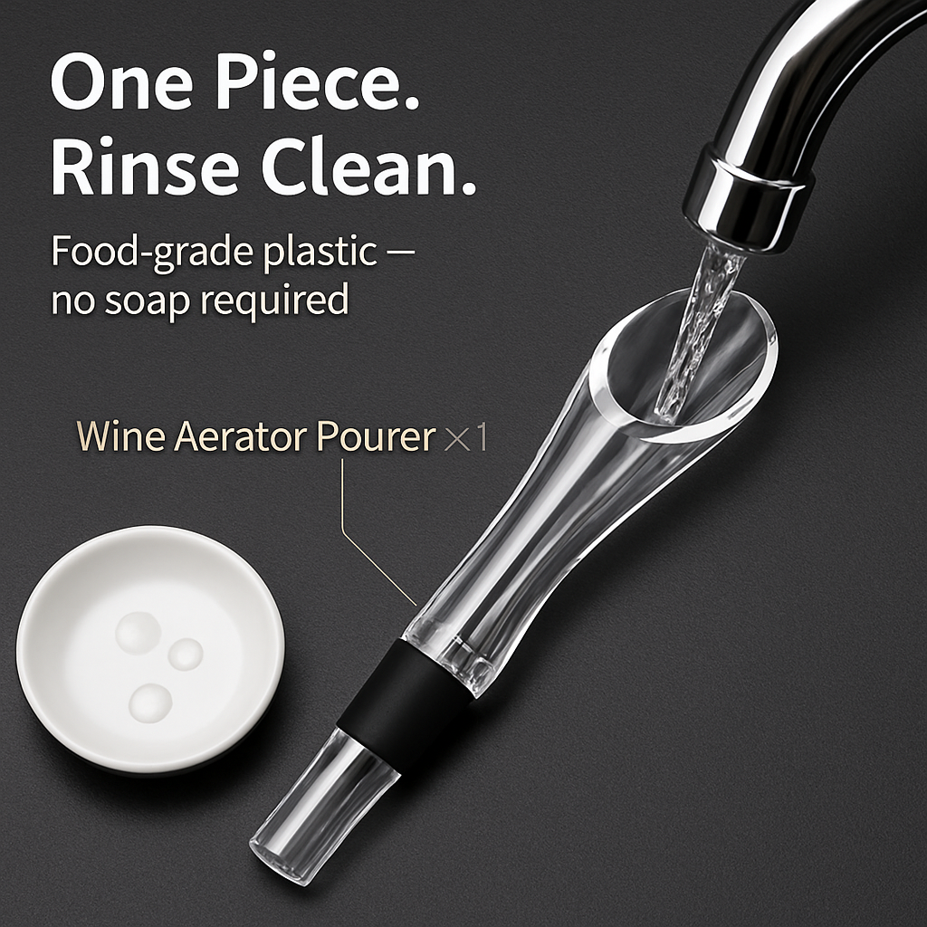 Wine Aerator Pourer Spout for In-Bottle Pouring