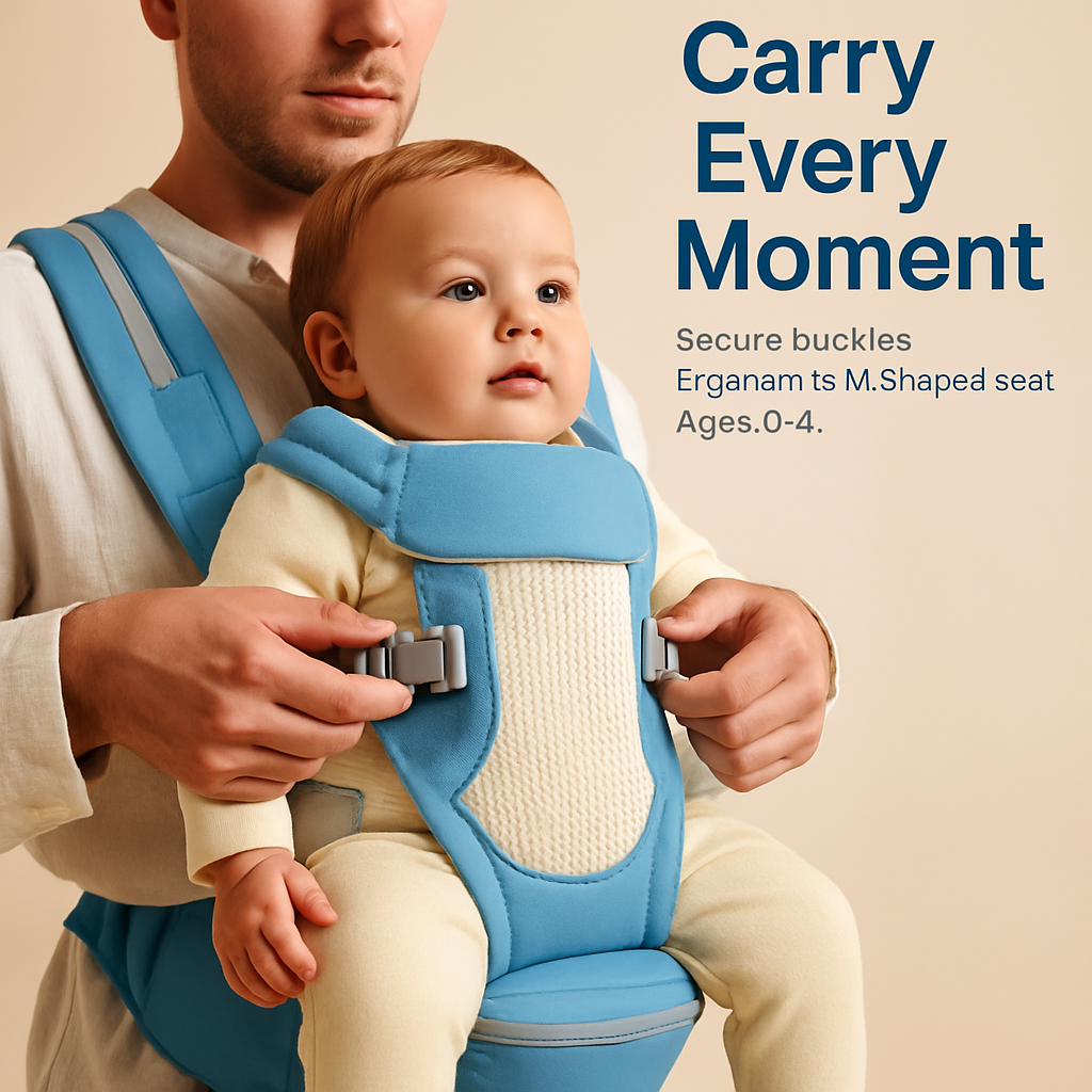 Multifunctional Baby Carrier with Ergonomic Design