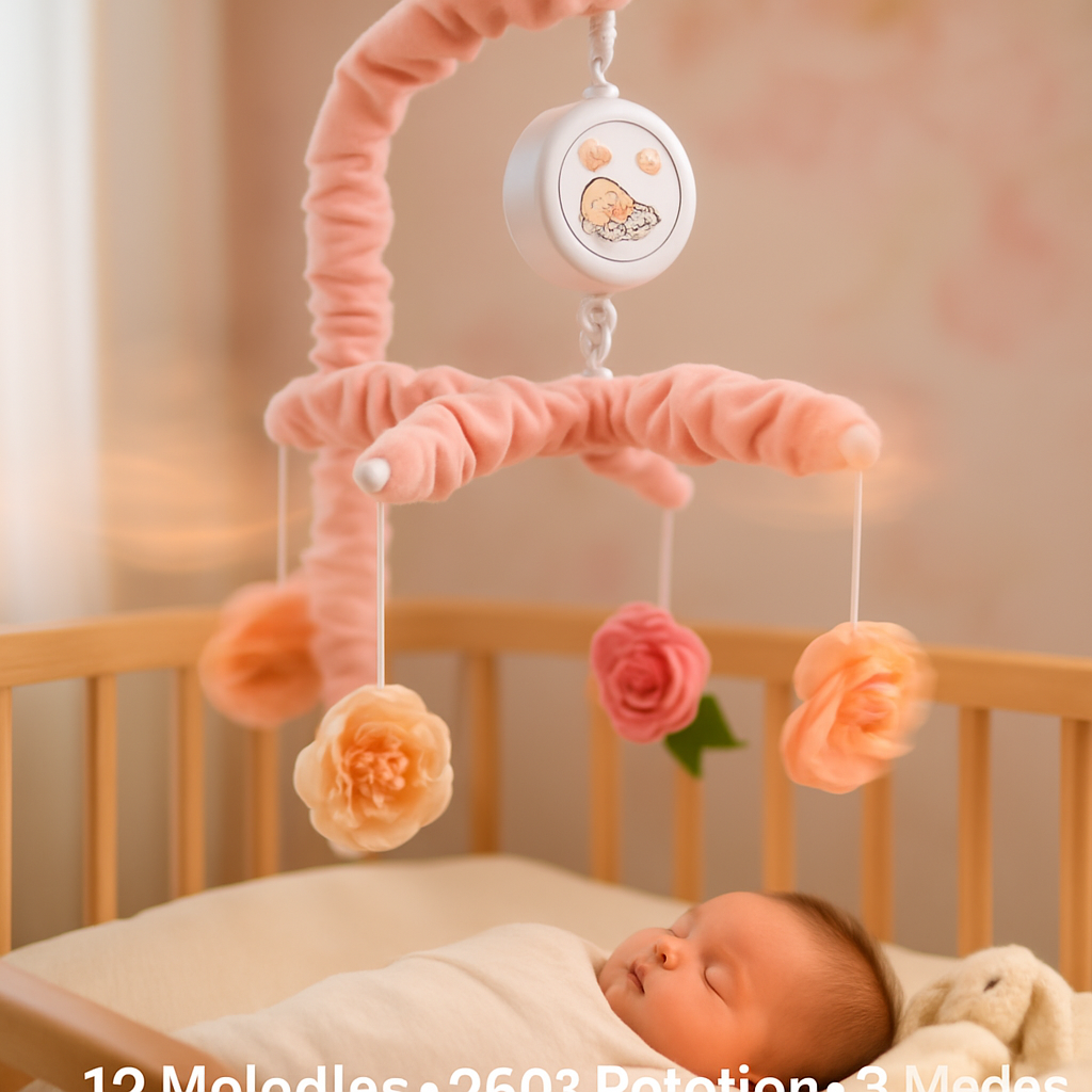 Musical Crib Mobile for Babies and Nurseries