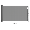 Retractable Baby Security Gate for Doorways & Hallways