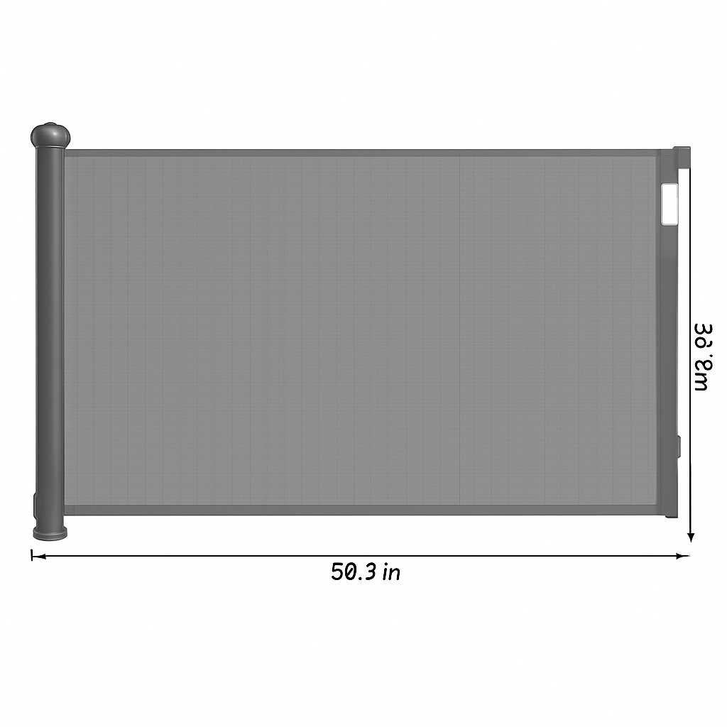 Retractable Baby Security Gate for Doorways & Hallways