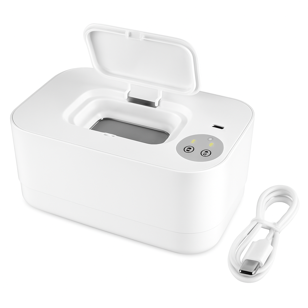 Baby Wipe Warmer with Night Light and 3 Temperature Settings