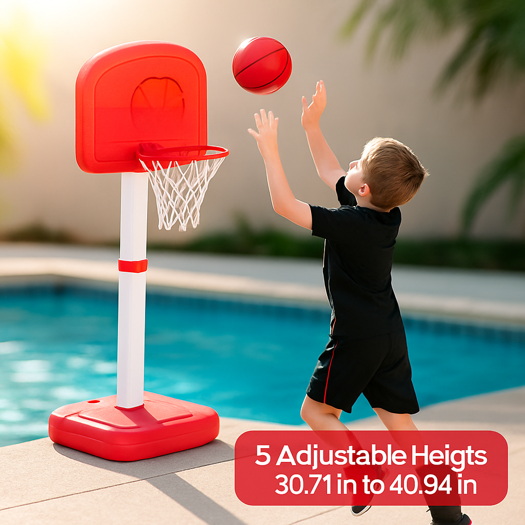 Poolside 2-in-1 Basketball Game Set for Indoor/Outdoor