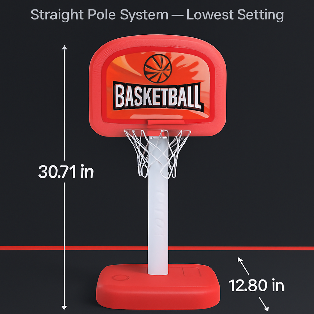 Poolside 2-in-1 Basketball Game Set for Indoor/Outdoor