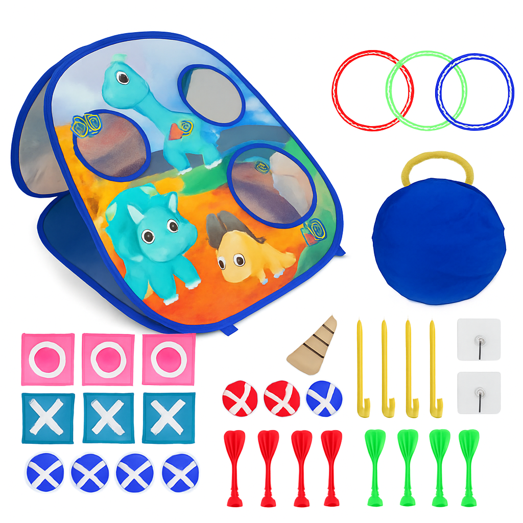 5 in 1 Bean Bag Toss Game Toy for Outdoor Fun