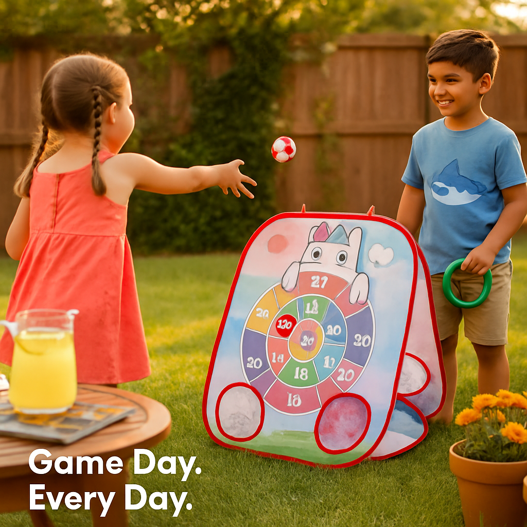 5 in 1 Bean Bag Toss Game Toy for Outdoor Fun