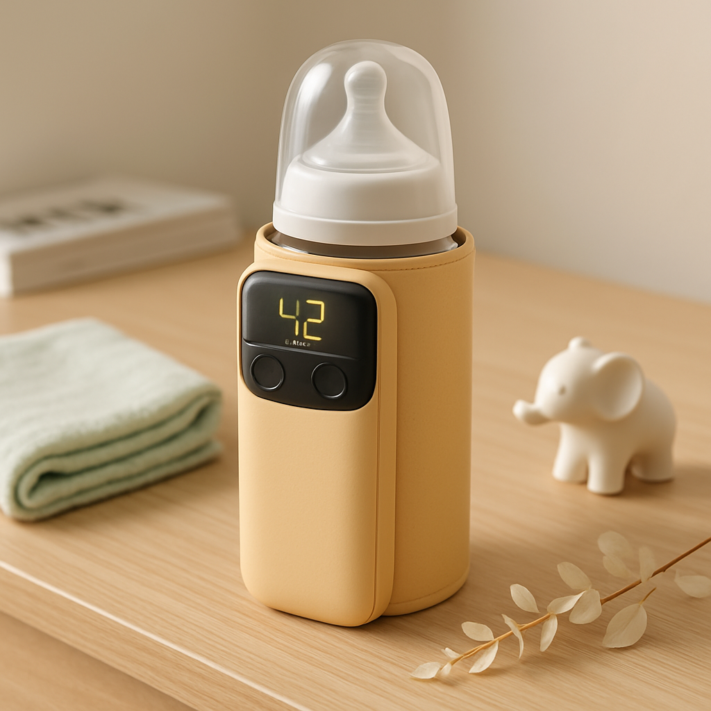 Portable Bottle Warmer with Night Light On-the-Go