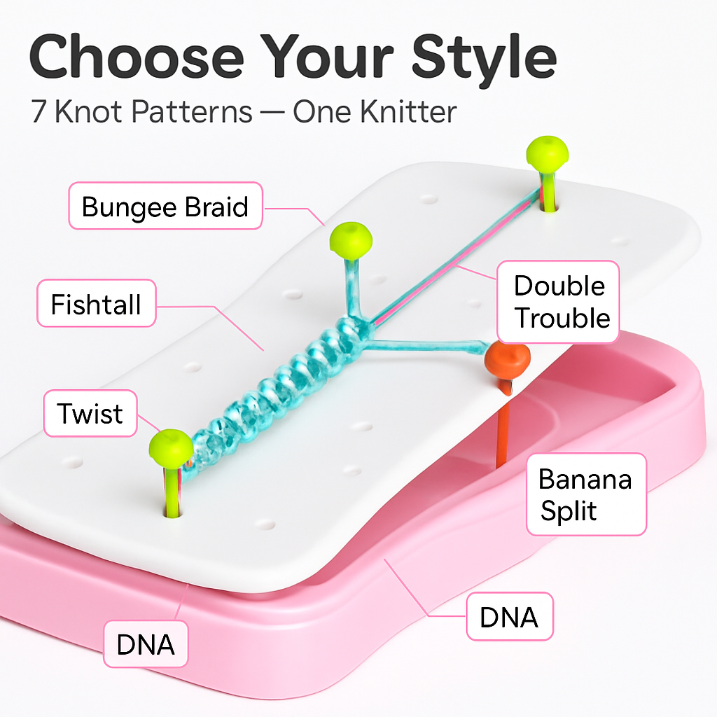 Bracelet Making Kit - DIY Craft Set for Kids, Travel Fun