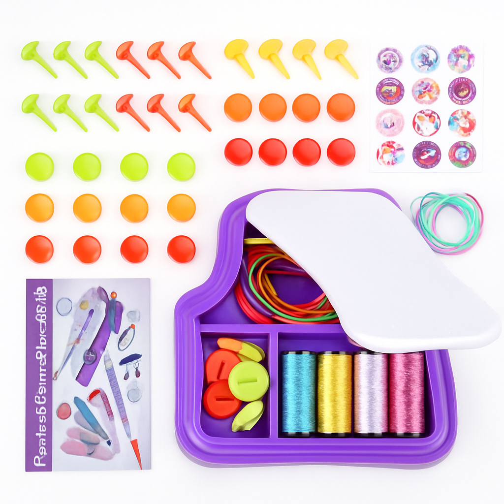 Bracelet Making Kit - DIY Craft Set for Kids, Travel Fun