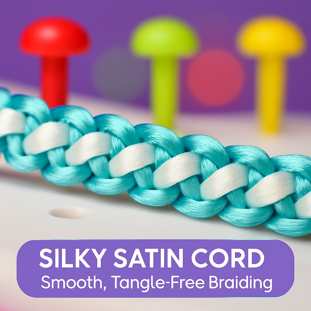 Bracelet Making Kit - DIY Craft Set for Kids, Travel Fun