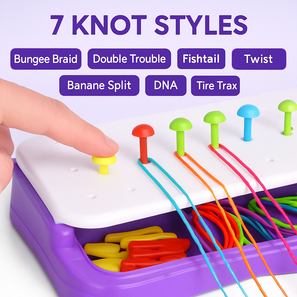 Bracelet Making Kit - DIY Craft Set for Kids, Travel Fun