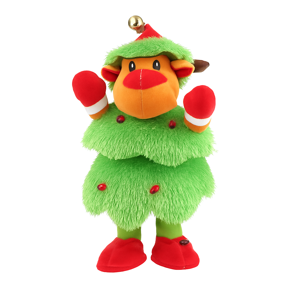 Electric Dancing Snowman Plush Toy - Talking & Singing
