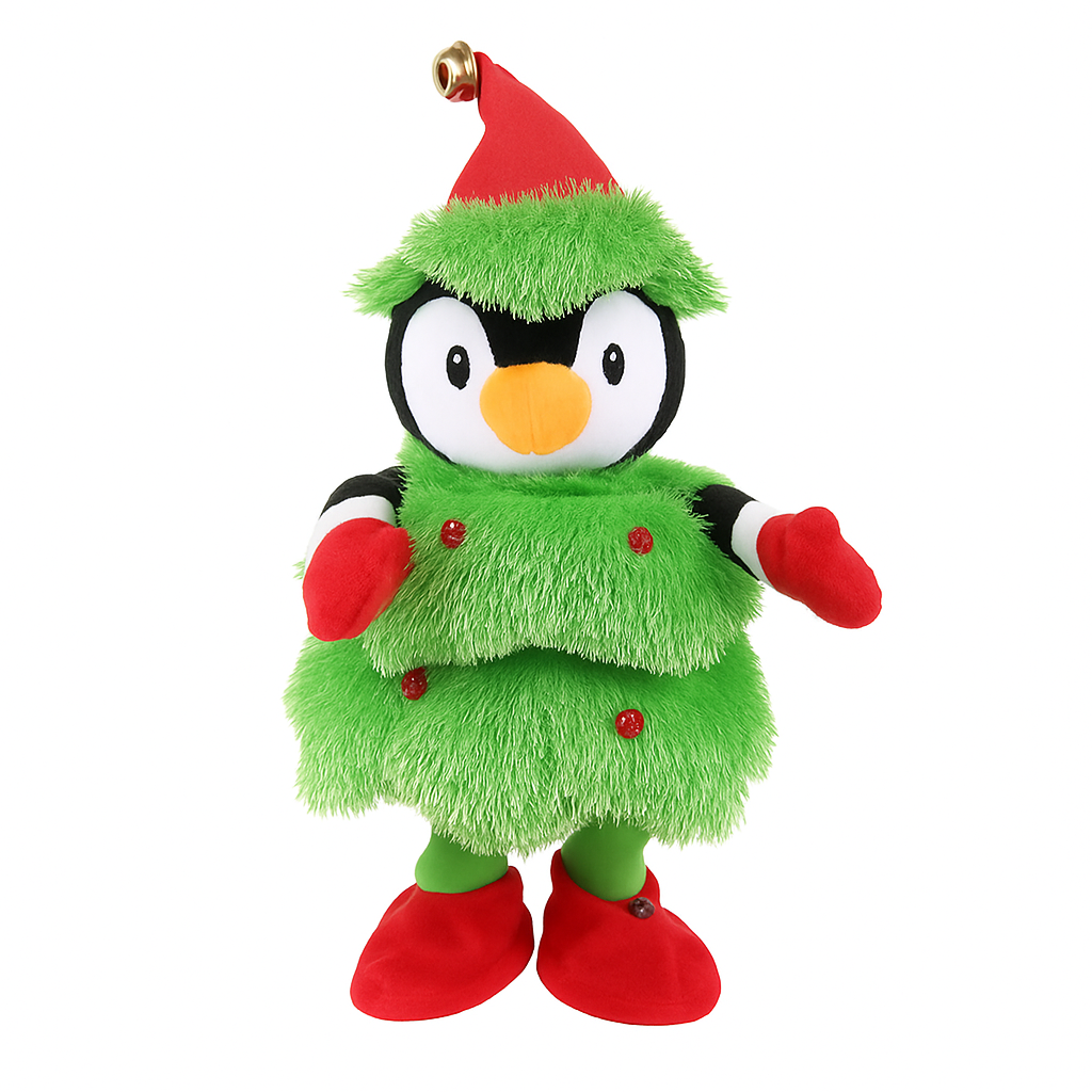 Electric Dancing Snowman Plush Toy - Talking & Singing