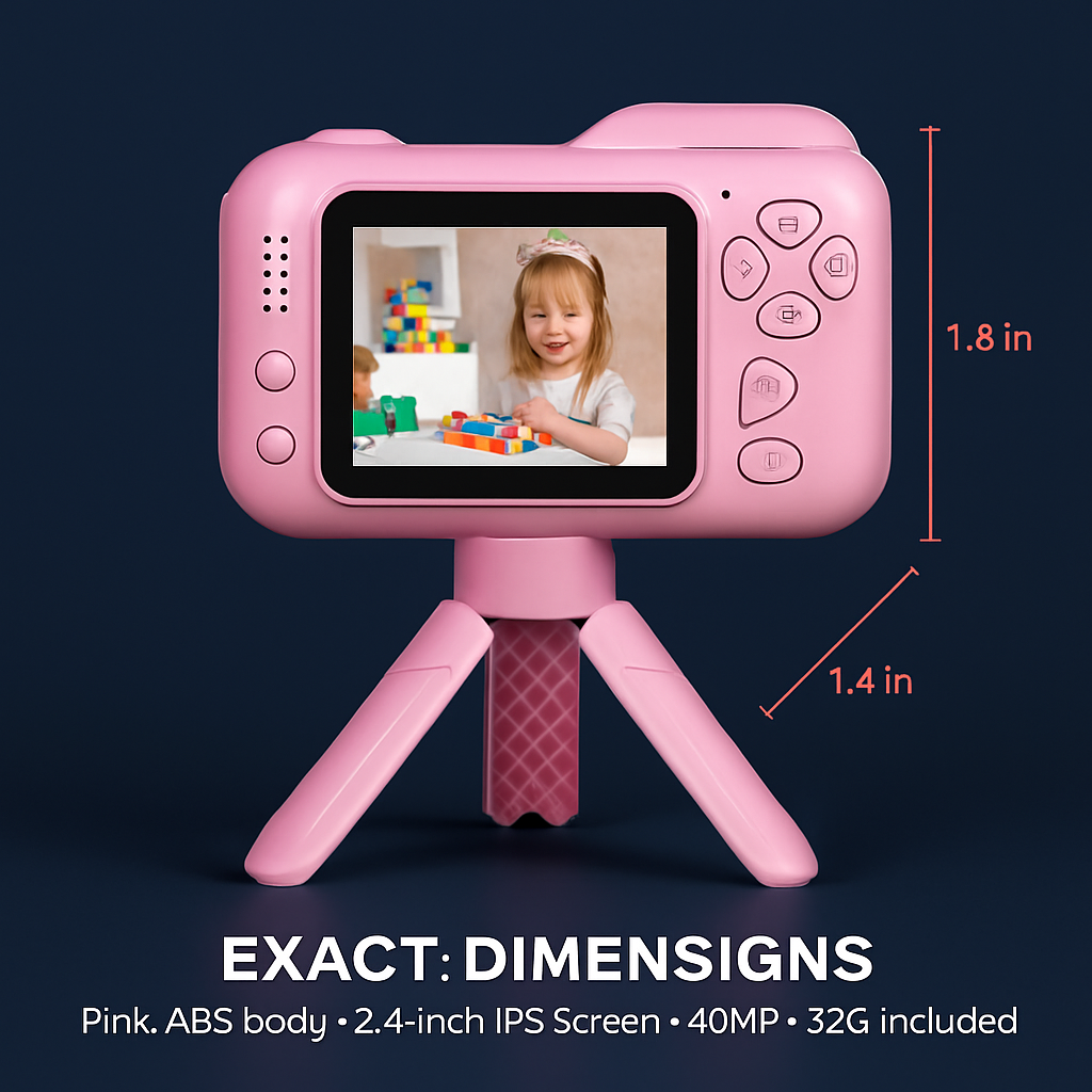 Kids Digital Camera with Flip Lens for Kids