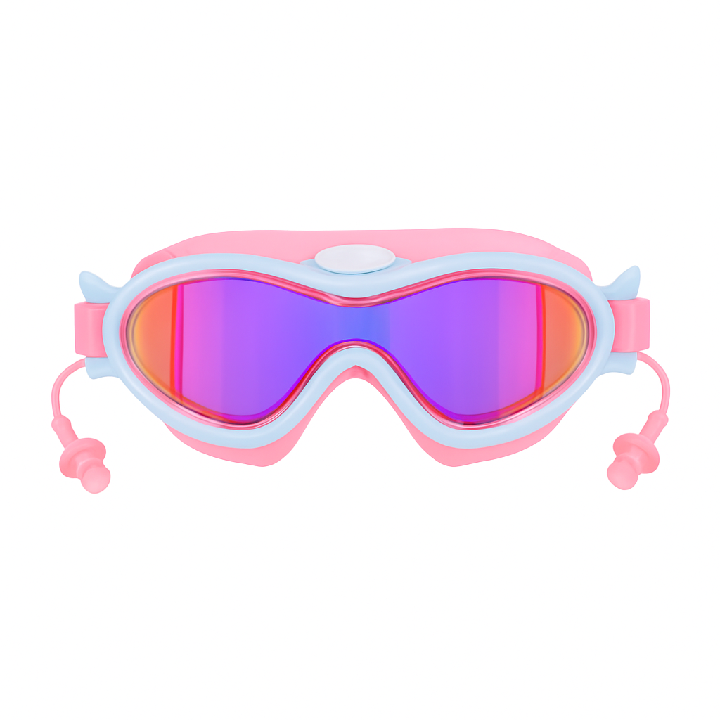 Kids Swim Goggles with Anti-Fog and UV Protection