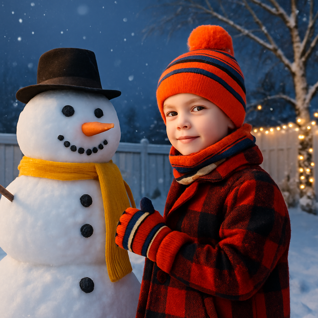 Kids Winter Knitted Hat Scarf Gloves 3-Piece Set