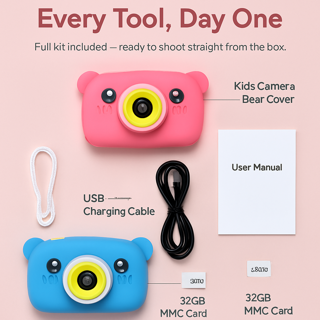 Kids Digital Camera for Children - Compact Shooter