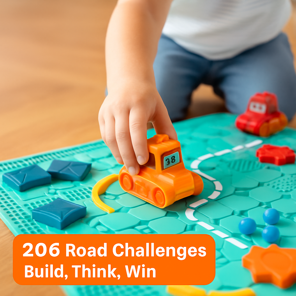 Logical Road Builder Puzzle for STEM Learning