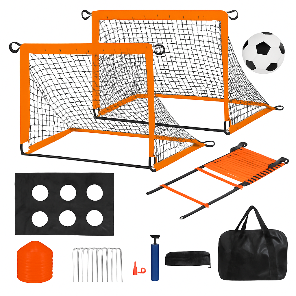 Kids Soccer Goals Set for Backyard Practice Portable