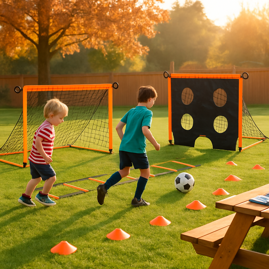 Kids Soccer Goals Set for Backyard Practice Portable