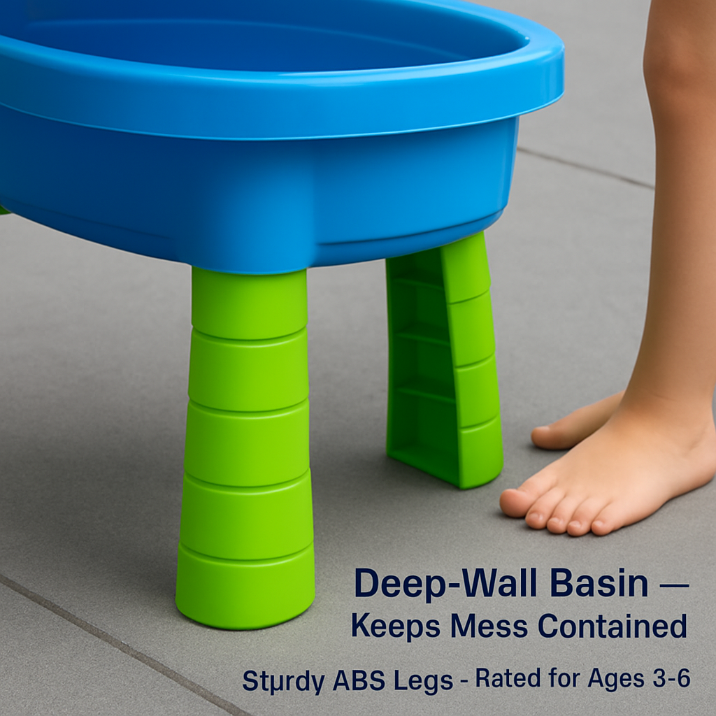 Kid Sand Water Table Rain Shower Play Table