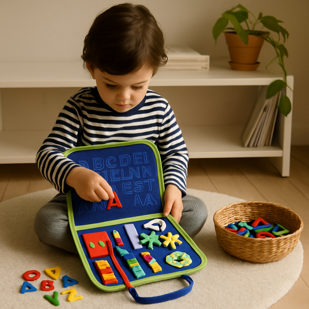Kids Busy Board: Sensory Montessori Toy for 1-6