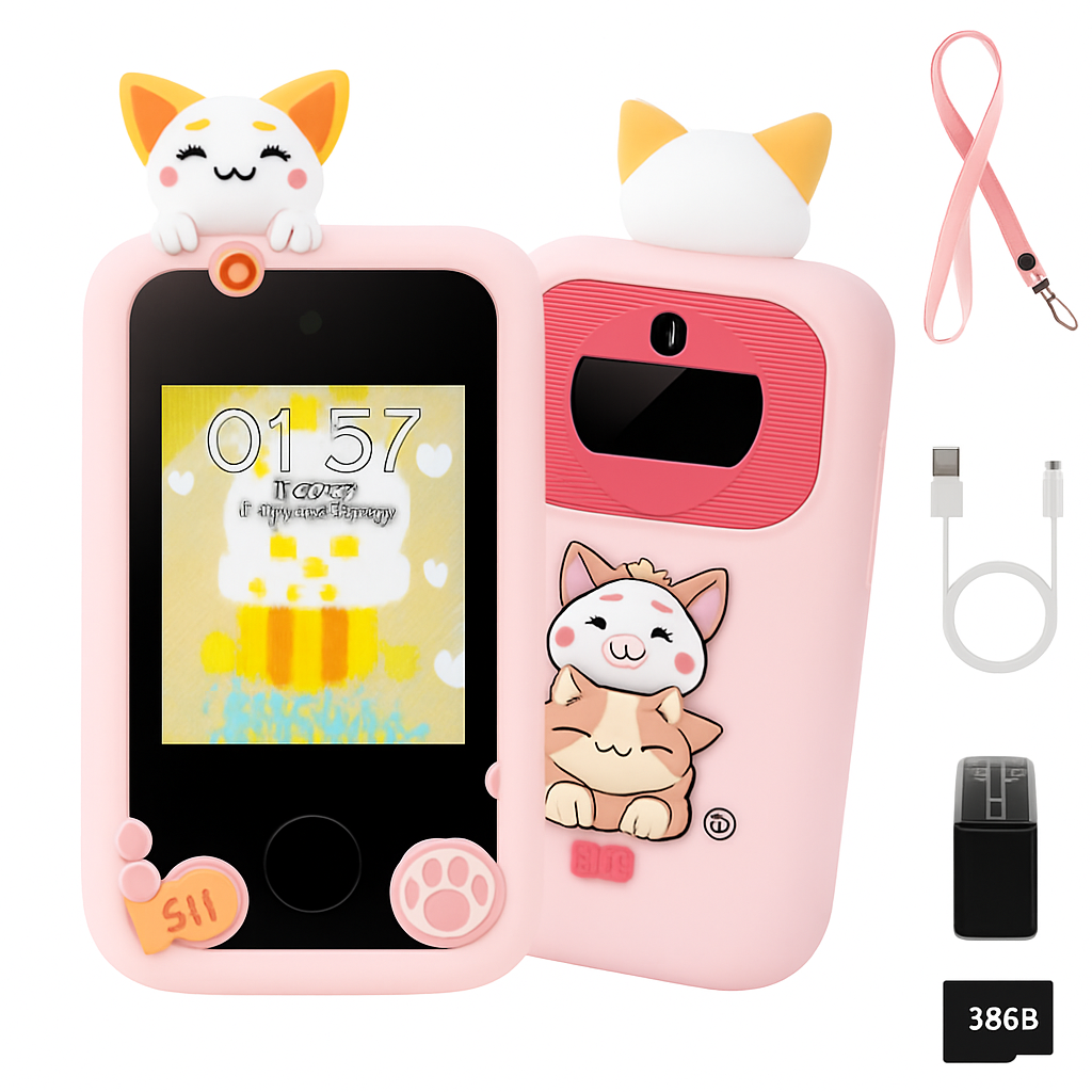 Kids Toy Smartphone Dual Camera Learning Phone