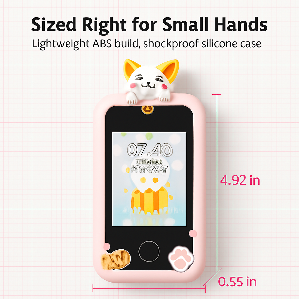 Kids Toy Smartphone Dual Camera Learning Phone