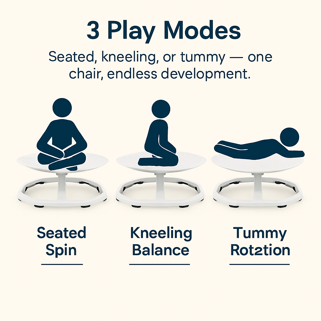 Kids Spinning Chair for Sensory Play and Balance