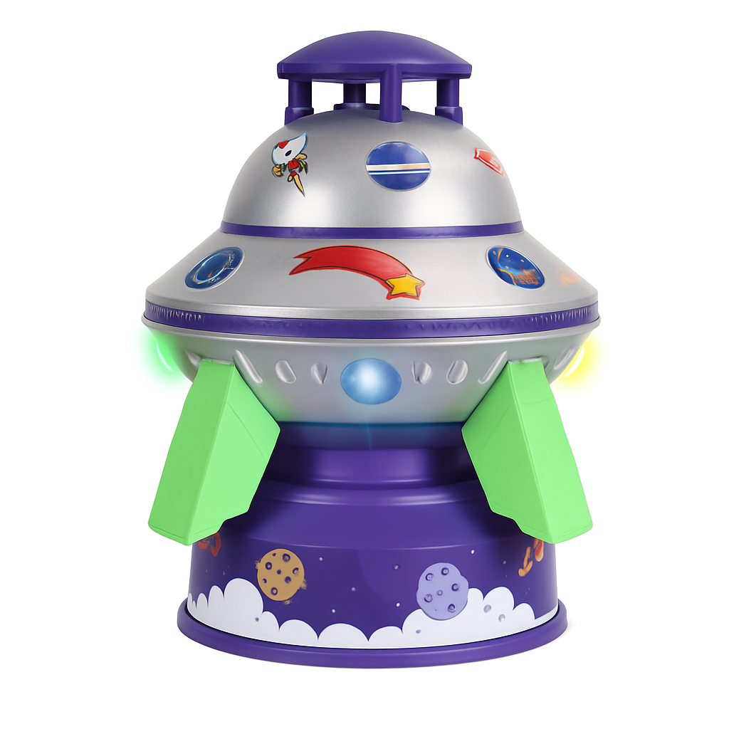 UFO Water Sprinkler with LED Lights Toy Outdoor
