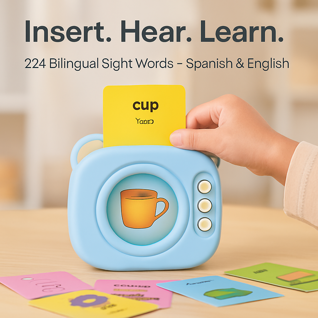 Spanish-English Bilingual Talking Flash Cards
