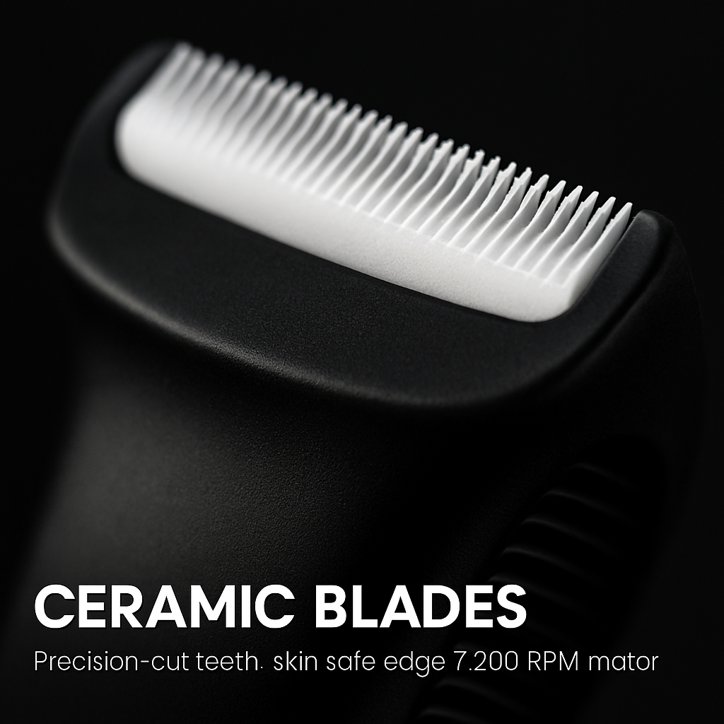 2-in-1 Electric Body Trimmer with LED Light