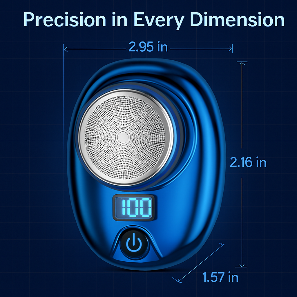 Portable Electric Shaver for Men - Compact, Painless