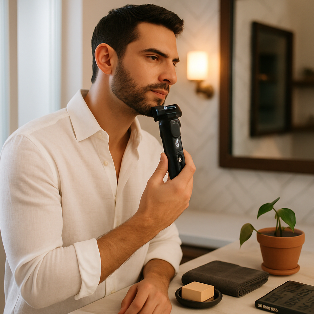 Electric Foil Face Shaver with 5 Precision Blades
