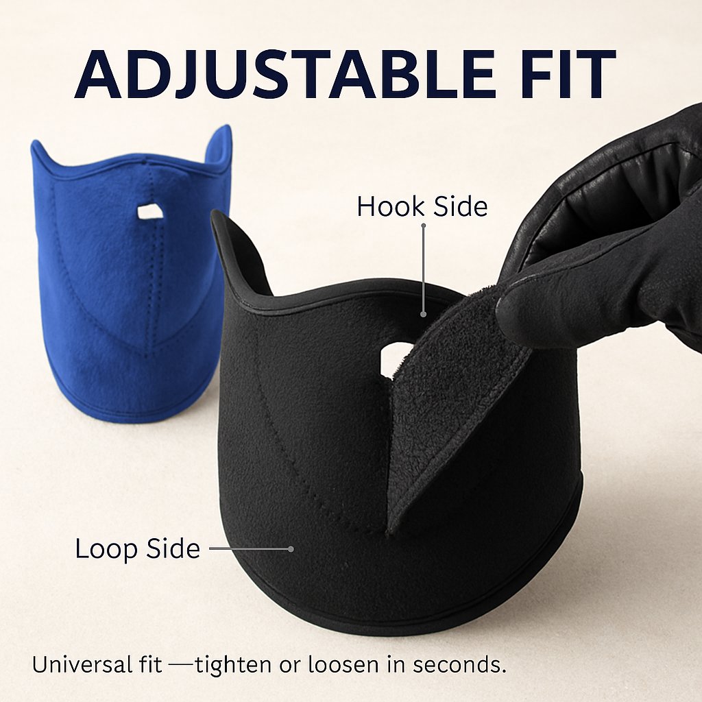 Half Face Mask Breathable Windproof Dustproof Neck Warmer for Bike Motorcycle Racing