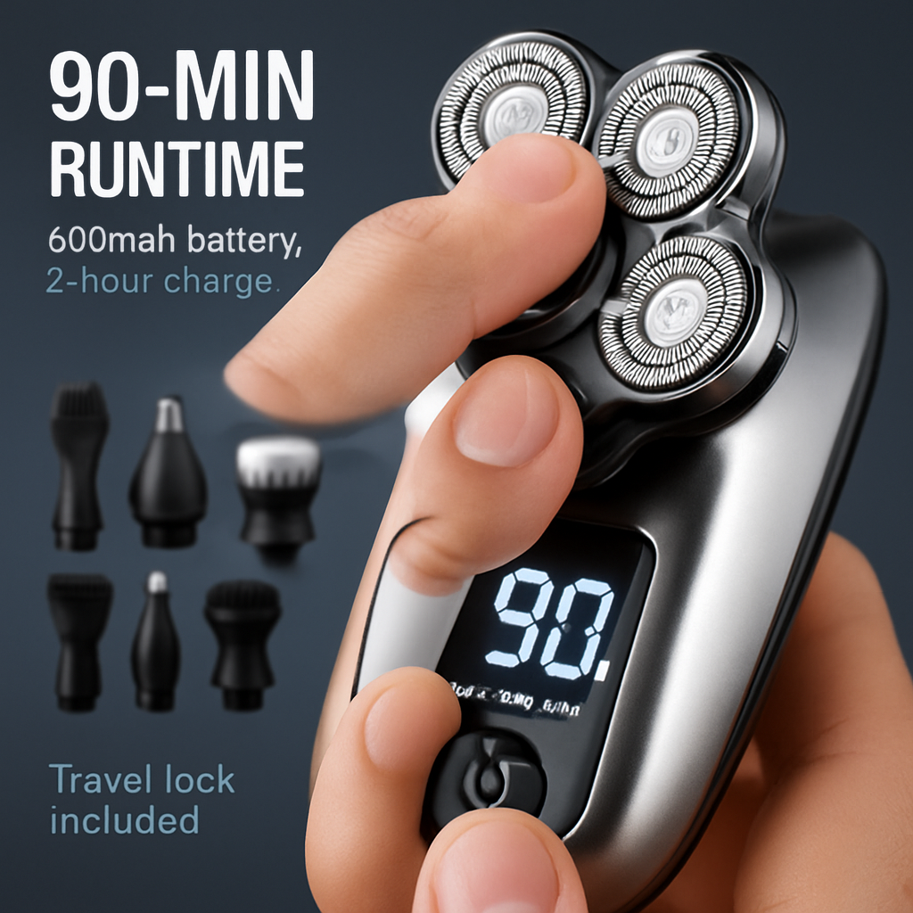 Head Shaver Kit 5-in-1 for Bald Heads - Everyday Grooming