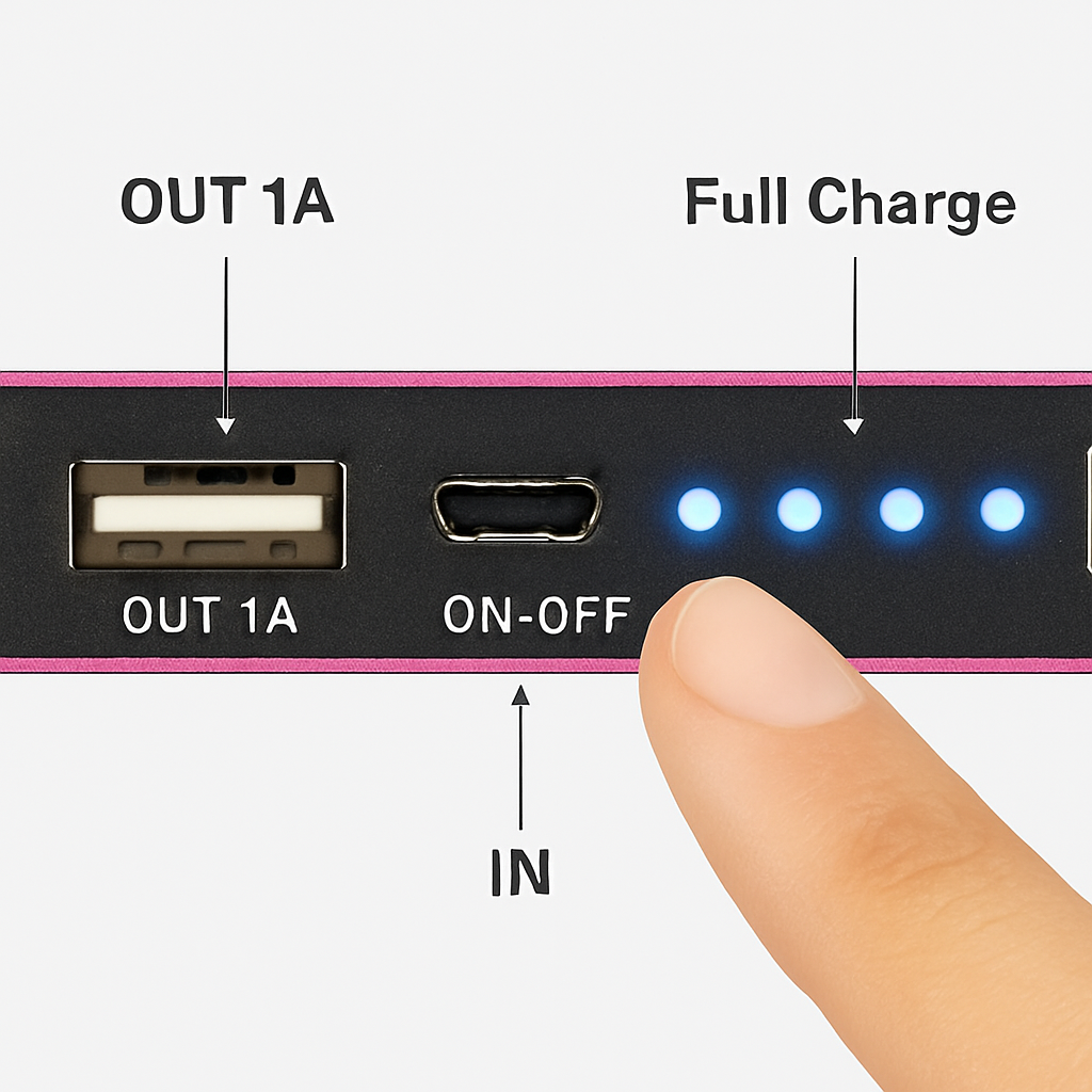 Power Bank Ultra-thin External Battery Pack