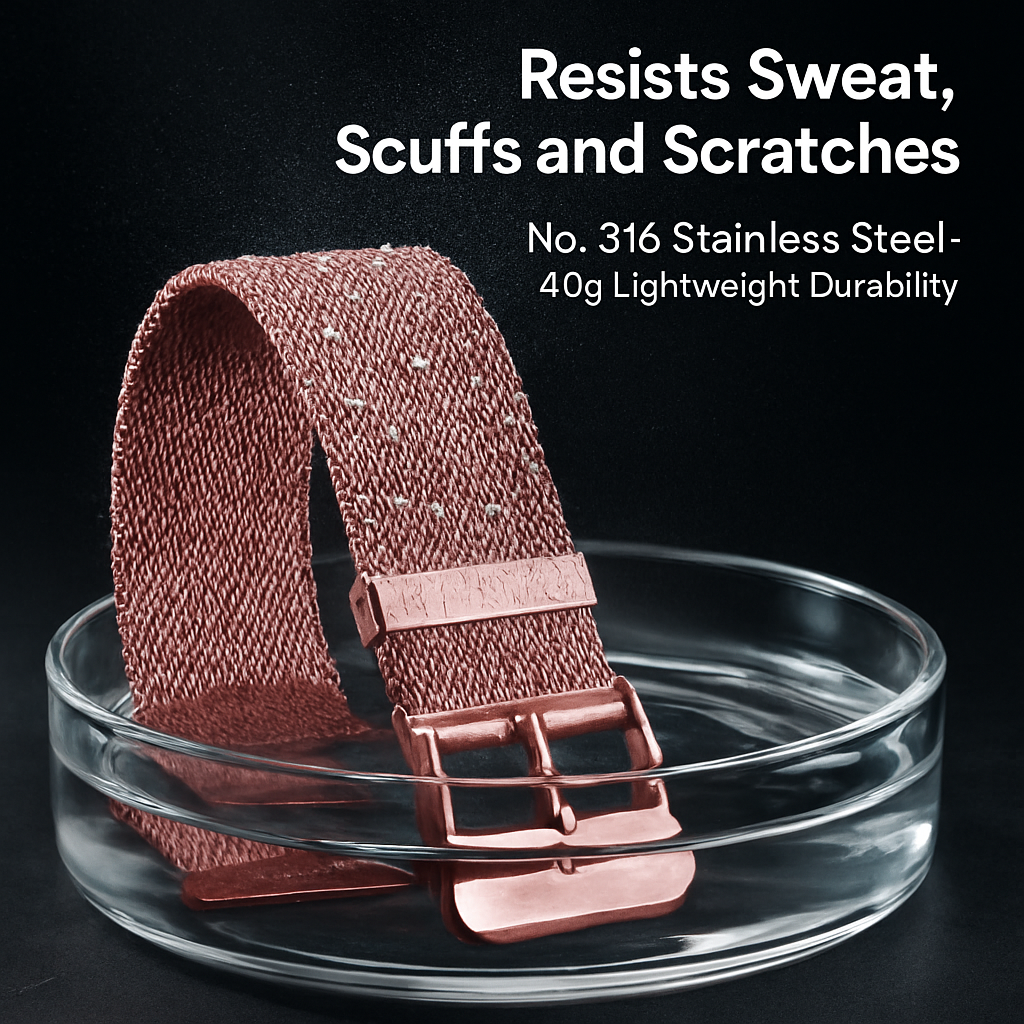 Stainless Steel Classic Buckle Band for Everyday Wear