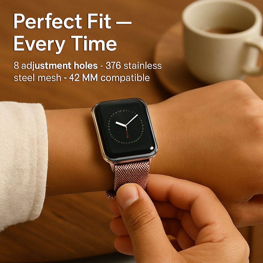 Stainless Steel Buckle Band for Apple Watch